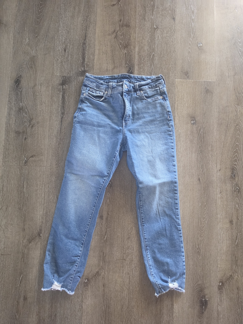 Time and Tru Light Blue Slim Straight Jeans